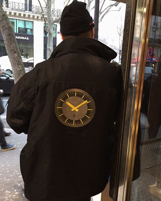 late for the shows (seen on homeless dude in paris)