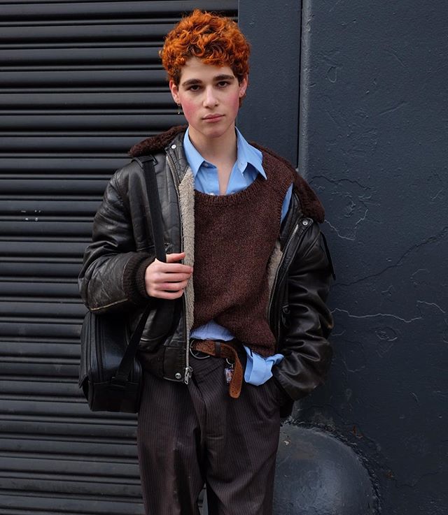 coolest kid i saw during men's nyfw