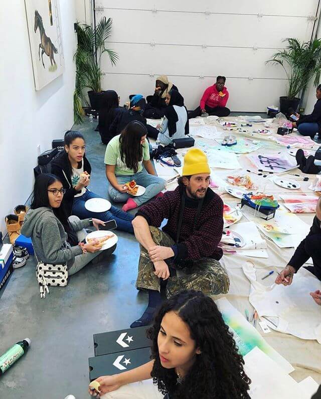 @MattRMcCormick asked me to participate in a clothing customization work shop with 9th & 10th grade students from Urban Assembly Institute of Math and Science for Young Women. This was an amazing day. Thank you all!