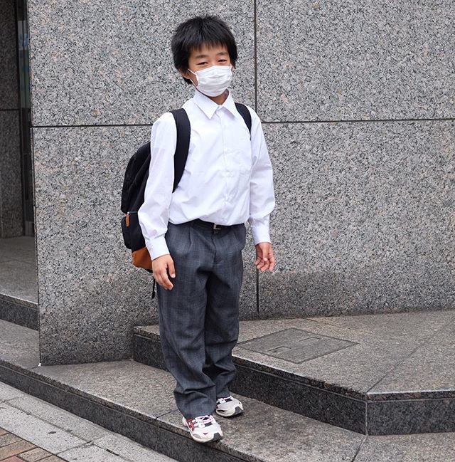 Kids school uniforms in Tokyo are nicer than the way most fellas dress for the office back in the usa. ?️