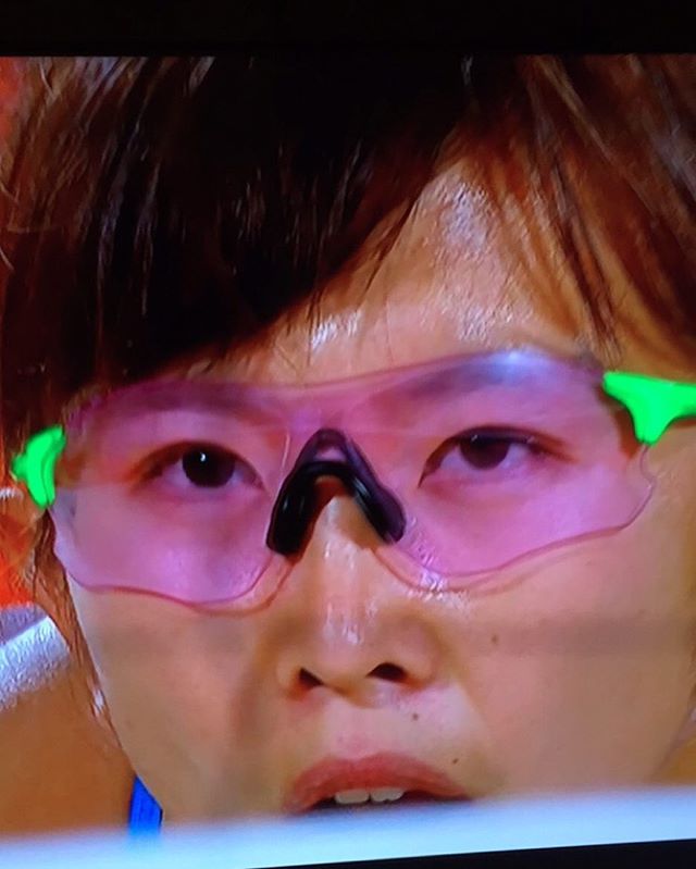 She's got the greatest glasses in the lympics so far ?