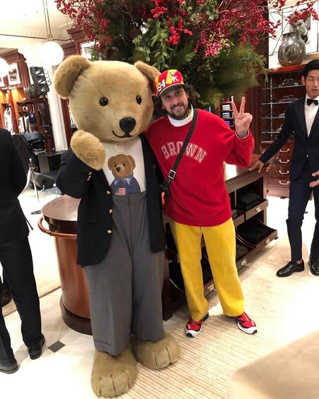 Super cool to be in Tokyo when RL reopened their store! Not sure of this teddy’s name, but I think he’s the High Waisted Executive On International Business Bear
Editors Note: Sweatshirt can get a bit too long when wearing all day. I wash each wear (most the time) but it can get a tad stretched end of day)